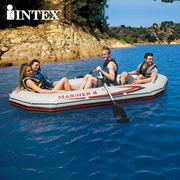 美国INTEX68376专业水手4人超大超长船组/钓鱼船/橡皮艇
