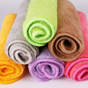 家姿彩可挂式珊瑚绒擦手巾厨房清洁巾不掉毛吸水抹布洗碗布清洁(布清洁)布