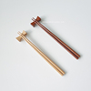 四角无蜡日式高档木筷子，手工情侣筷，夫妻对筷可机洗木筷