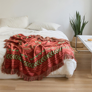 波西米亚风空调毯全棉沙发毯毛毯夏季盖毯夏凉毯办公室午睡小毯子
