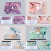 适用macbookcase保护套苹果笔记本，保护壳airpro，彩色彩绘大理石