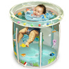 婴儿游泳池宝宝游泳桶家用室内充气新生儿童加厚折叠洗澡透明浴缸