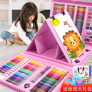 水彩笔套装彩色笔儿童画画工具，绘画幼儿园画笔礼盒学生，学习美术用品女孩生日礼物新年礼盒