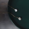 天然巴洛克异型珍珠耳线长款 注14k金耳坠时尚气质超仙感耳环