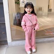 定制六岁女孩秋季套装女童清货韩国春秋套装2023秋装儿童
