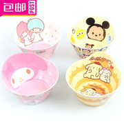 韩国密胺碗防摔日式塑料卡通可爱创意儿童米饭碗汤碗仿陶瓷
