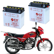 古越水蓄电池12v9a免维护踏板干电池125摩托车电瓶12v7ah助力通用