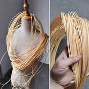 复古田园风 实木色绳编织绳 设计师服装装饰各种首饰花环造型辅料