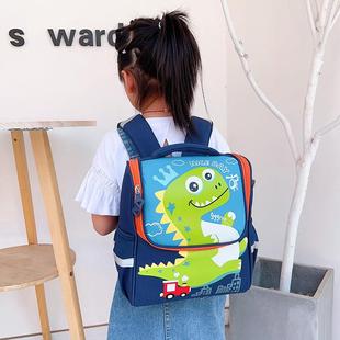 卡通恐龙儿童双肩包时尚(包时尚)太空幼儿园，背包3-6岁早教学前班书包