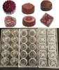 2230巧克力模具PC月饼模具透明亚克力雪糕巧克力模具布丁冰皮月饼