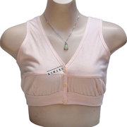 孕妇哺乳内衣背心式前扣加大码女产后喂奶专用文胸罩(文胸罩)纯棉夏季薄款