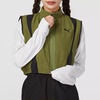 puma彪马军绿色马甲外套，女2024夏季运动服，休闲夹克背心626032