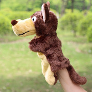 毛绒玩具手偶大灰狼动物造型玩偶游戏道具布偶兔子和狼
