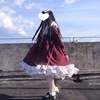 原创正版Lolita洛丽塔裙子日常萝莉大裙摆学生可爱长袖连衣裙2023