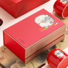 茶叶瓷罐空礼盒大红袍茶叶礼盒装空盒茶叶瓷红茶金骏眉茶叶包装盒