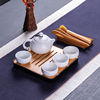 定窑茶具套装旅行青瓷功夫茶具便携式茶壶茶杯整套一壶四杯定制