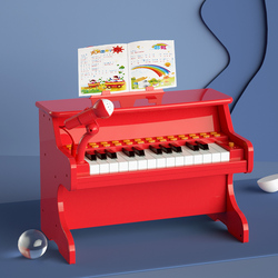 宝丽小钢琴玩具女孩可弹奏带电子琴
