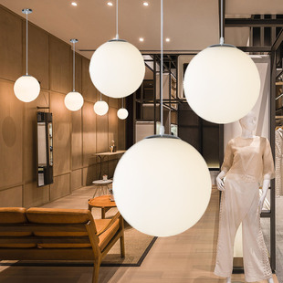 简约现代吧台服装店餐厅圆球，泡泡吊灯过道灯，创意个性球形橱窗灯具