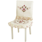 餐桌椅子套欧式现代简约布艺椅垫椅背，套罩夏冬通用办公椅子坐垫