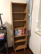 实木书架儿童书柜客厅，落地一体靠墙简易置物架，家用日式窄组合卧室