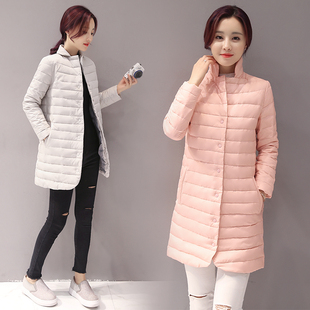 2021韩版立领轻薄棉服棉袄，修身女装羽绒棉，衣女中长款冬季外套