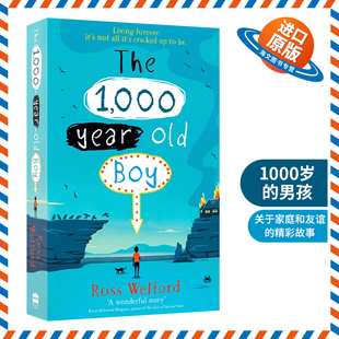 英文原版the1000-year-oldboy1000岁的男孩，罗斯·韦尔福德儿童，动作冒险小说英文版进口英语原版书籍
