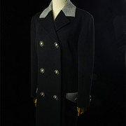 versac*收藏级，美杜莎大衣vintage古着孤品尖货外套羊毛呢子