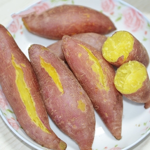 新鲜板栗红薯新鲜农家自种番薯烤红薯蜜薯小红香薯黄心地瓜10斤