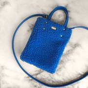 克莱因蓝小挎包小众设计小个子ins风个性手提袋包包女斜挎包小巧
