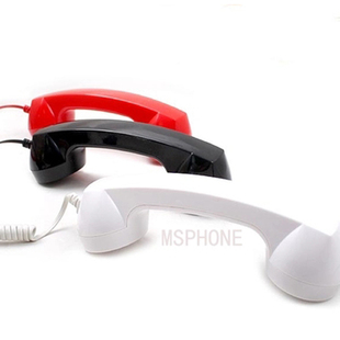 防辐射听筒式耳机电，话筒手机外接手柄华为oppo苹果iphone6s通用
