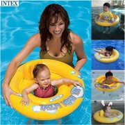 INTEX充气圆形婴幼儿男女宝宝戏水游泳座圈泳圈救生圈0-1-2岁玩具