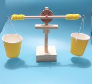 天平小制作diy科技小发明学生，科学实验儿童手工器材料模型玩具