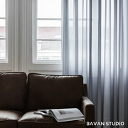简约现代加厚雪纺纱纯色日式窗，纱帘客厅卧室，北欧风格白纱窗帘
