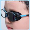 眼贴弱视遮盖儿童视力矫正遮眼罩全遮光训练斜视硅胶独眼单眼小孩