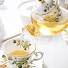 白玫瑰骨瓷花茶壶花茶壶套装耐热陶瓷玻璃温茶具花茶下午茶具整套