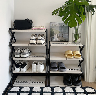 免安装鞋架子家用门口多层折叠入户室内简易2023收纳鞋柜