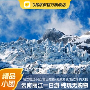 云南旅游丽江玉龙雪山一日游小团，蓝月谷大索道印象，丽江含接送