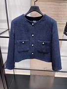 C*HANEL 2021秋冬预告 小众短款蓝色夹克