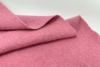垂感亲肤 粉色针织圈圈毛料羊毛呢布料外套斗篷连衣裙套装面料