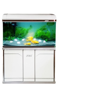 鱼缸客厅佳宝中型免换水族箱中小80超白玻璃生态1米大鱼缸1.2水