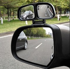 3R汽车用多功能大视野后视镜辅助镜车载倒车广角盲点镜小圆镜教练