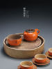 陶瓷茶盘蓄水式复古窑变天惠壶承大号茶船壶垫干泡台茶洗茶海茶台