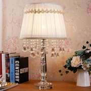 奢华欧式水晶台灯卧室，床头灯别墅客厅婚庆，浪漫现代简约温馨灯具