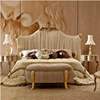 欧式软包双人床新古典(新古典)简约雕花床美式奢华卧室婚床1.8米公主床
