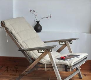 长凳透气专用躺椅坐垫靠垫一体，通用地上榻榻米，折叠睡椅垫摇椅垫子