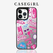 CASETi鞠婧祎同款Barbie芭比iPhone13ProMax手机壳苹果15可爱14plus硬11por潮牌XR防摔8plus镜面12适用7p女款