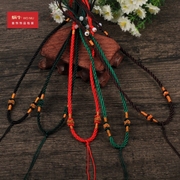 070款粗款珍珠菠萝扣绳吊坠挂绳玉线绳手工编织线颈绳饰品绳