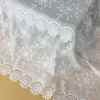 白色镂空牛奶丝棉布刺绣时装婚纱公主裙连衣裙夏装裙子服装布料