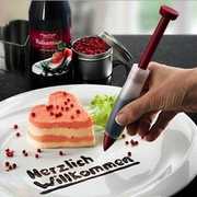 生日蛋糕写字巧克力笔挤酱笔烘焙绘画笔裱花笔写字笔果酱工具