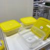 IKEA宜家 普塔 食品盒透明带盖保鲜盒厨房收纳盒冰箱收纳储物盒子